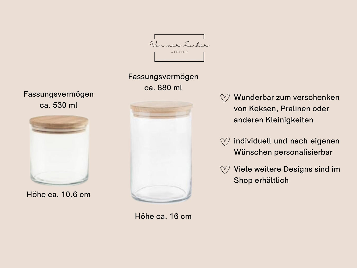 Vorratsglas mit Holzdeckel | Kaffeedose | Kaffee Liebhaber