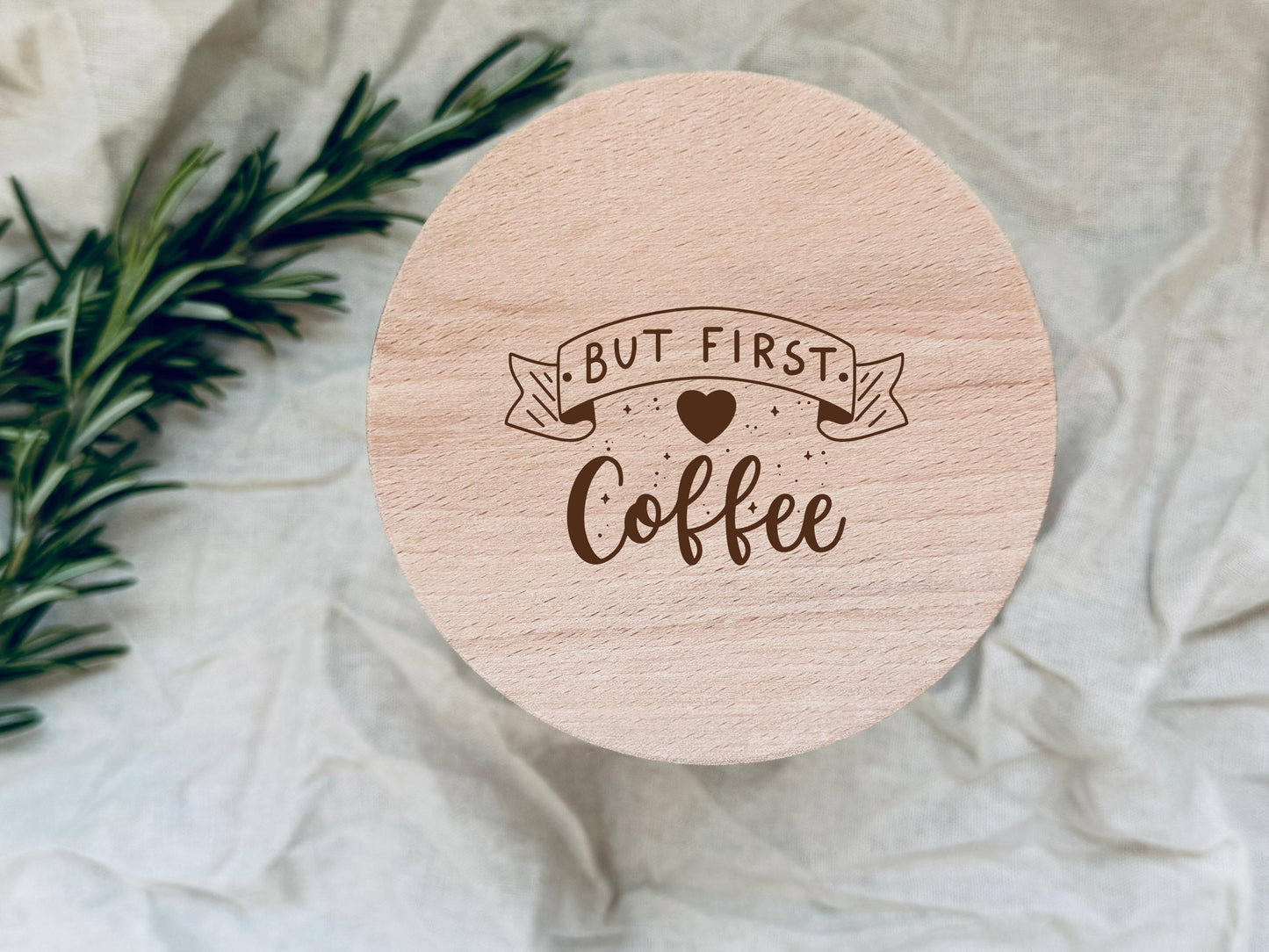 Vorratsglas mit Holzdeckel | Kaffeedose | Kaffee Liebhaber