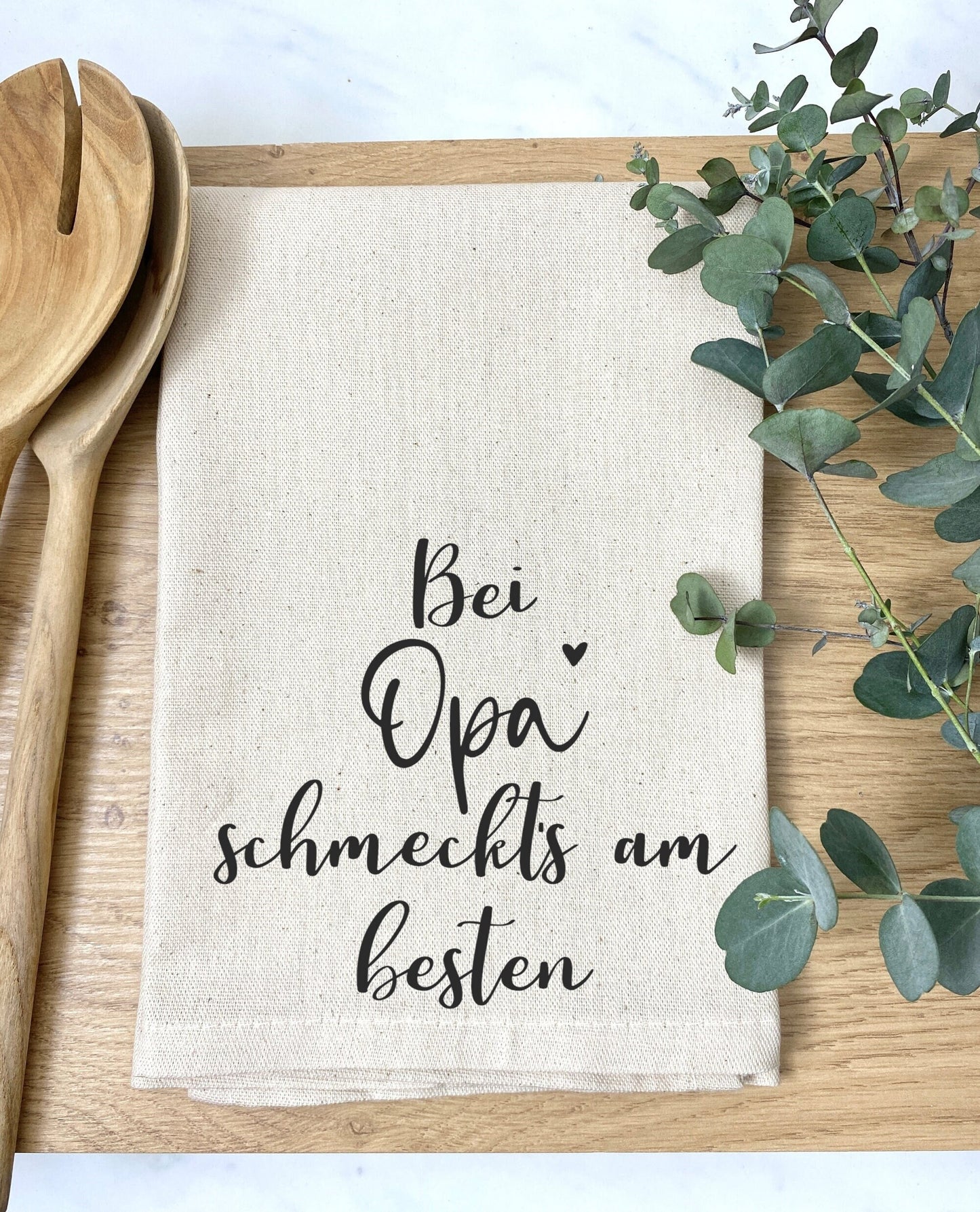 Geschirrtuch für den besten Opa – liebevolles Geschenk mit Personalisierung