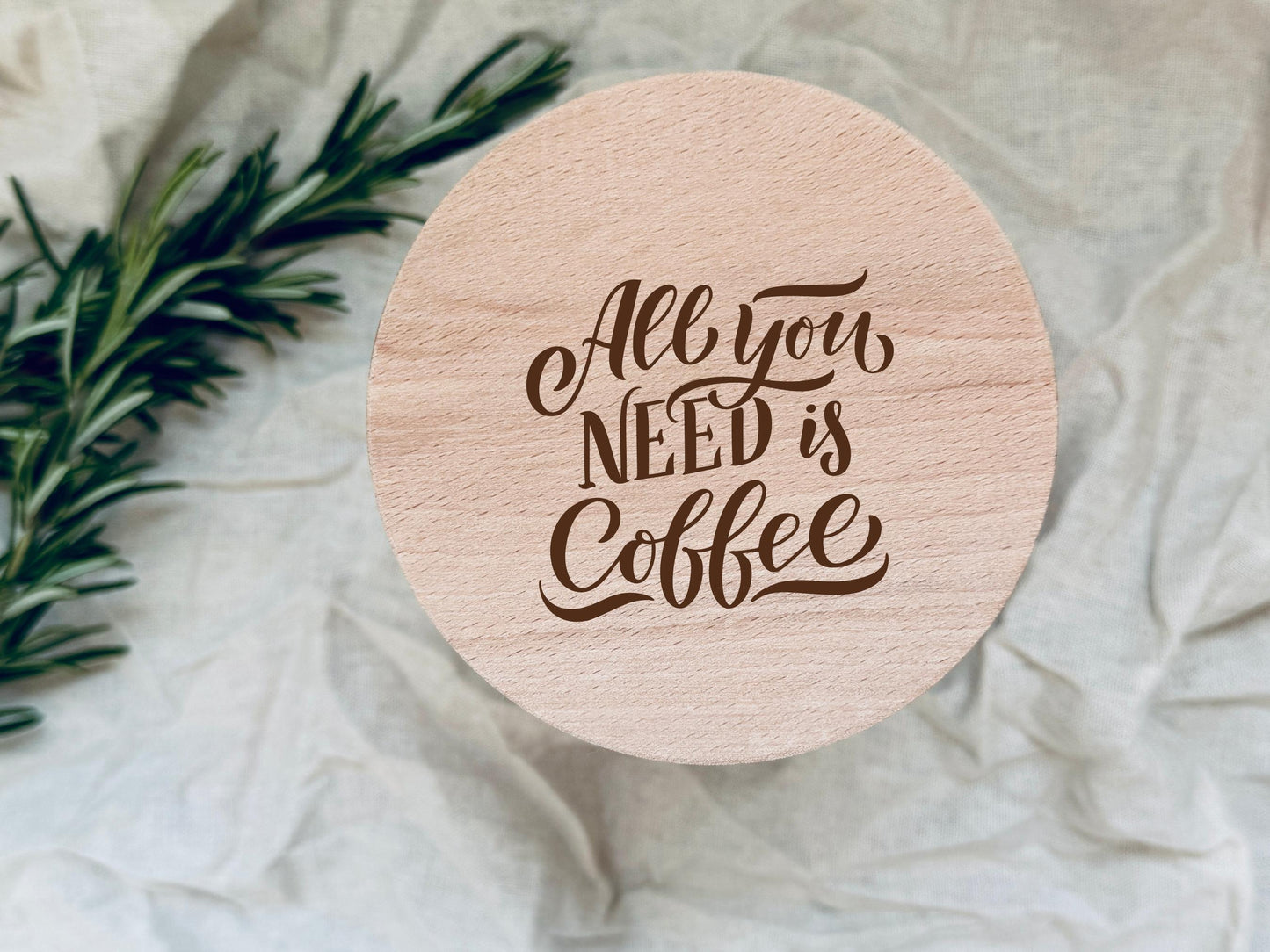 Vorratsglas mit Holzdeckel | Kaffeedose | Kaffee Liebhaber