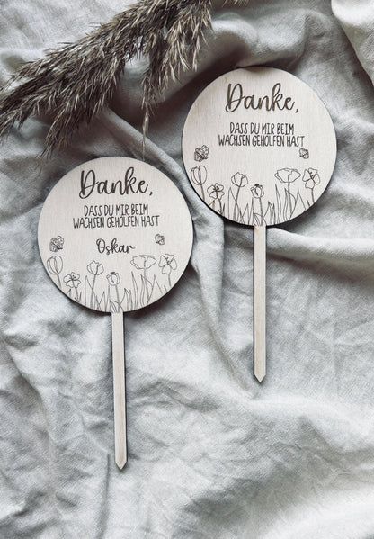 Blumenstecker | Danke, dass du mir beim wachsen geholfen hast