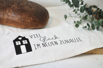 Hochwertiges Geschirrtuch zum Einzug – personalisierbar & stilvoll fürs neue Zuhause