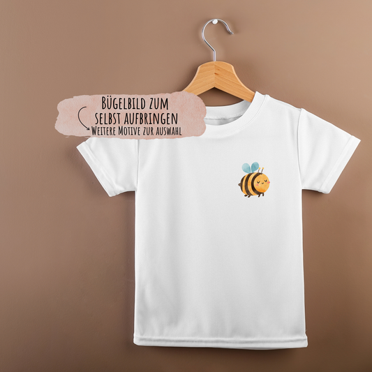 Bügelbild Biene / Hummel / Kind / Patch / Aufnäher / Bügelmotiv