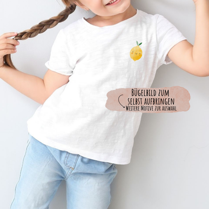 Bügelbild Zitrone / Kind / Patch / Aufnäher / Bügelmotiv