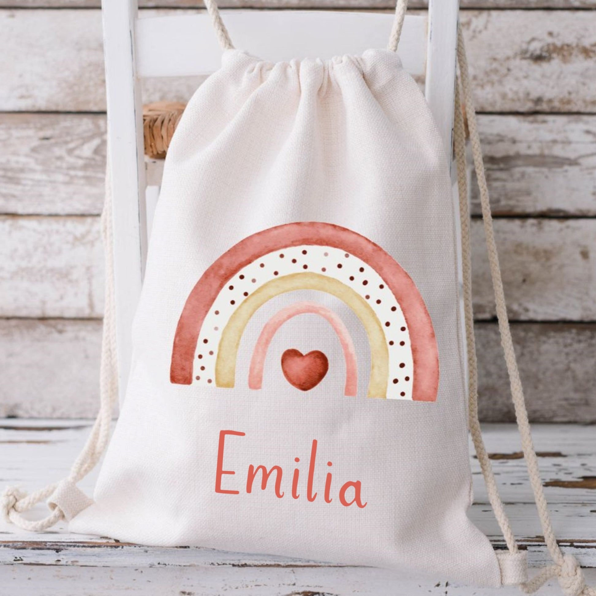 Kindergarten Tasche Ersatzwäsche Regenbogen