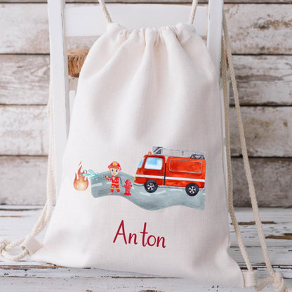 Wechselkleidung Kita beutel Feuerwehr