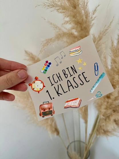 Bügelbild Schulanfang - Ich bin erste Klasse