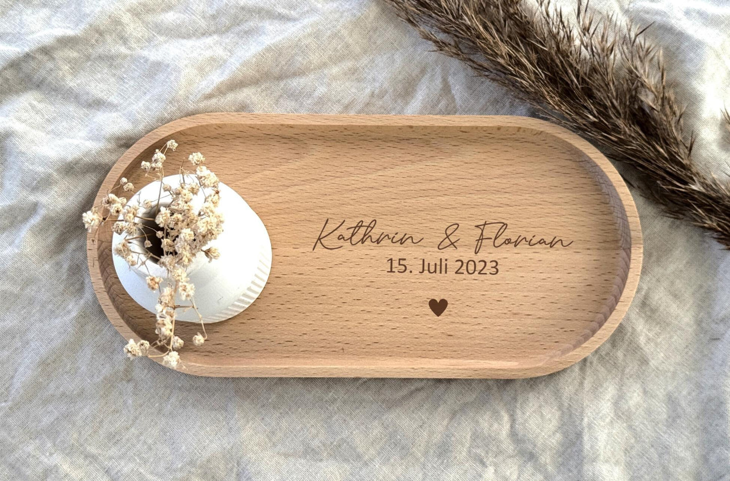 Servierbrett aus Holz