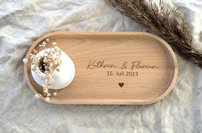 Servierbrett aus Holz