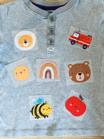 Bügelbild Bär / Kind / Patch / Aufnäher / Bügelmotiv