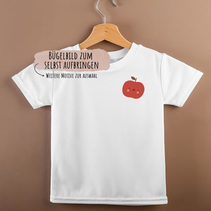 Bügelbild lustiger Apfel / Kind / Patch / Aufnäher / Bügelmotiv