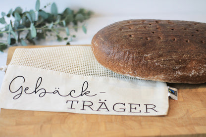 Lustige & nachhaltige Brot- und Brötchentasche